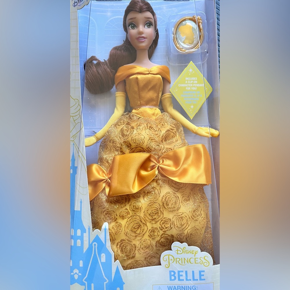 Disney Princess Belle Doll with Pendant